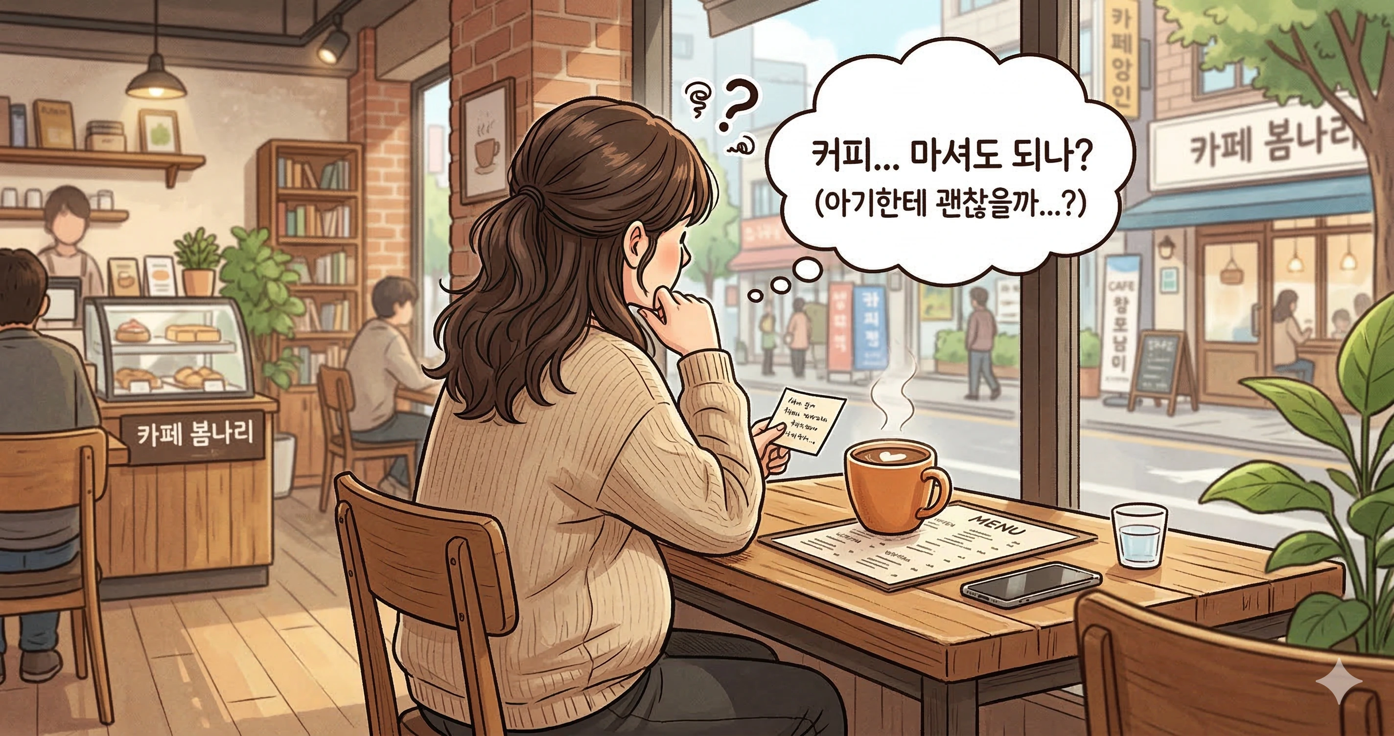 임산부 커피, 하루 몇 잔까지 괜찮을까? (카페인 기준 총정리)