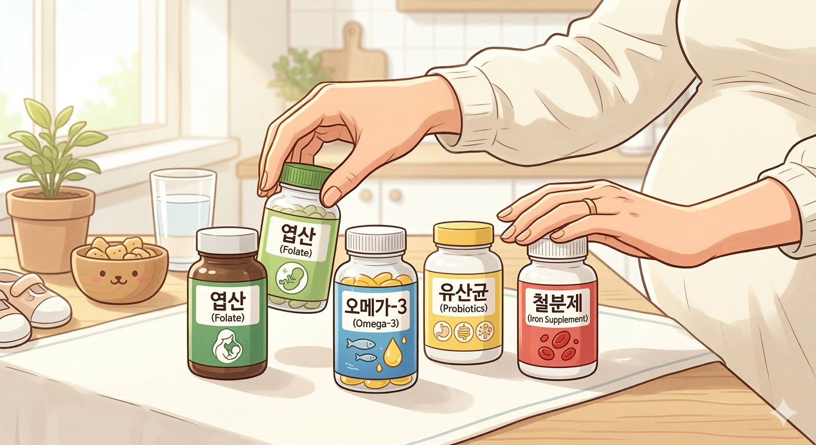 임산부 영양제, 시기별로 뭘 먹어야 할까? (용량·성분까지 총정리)
