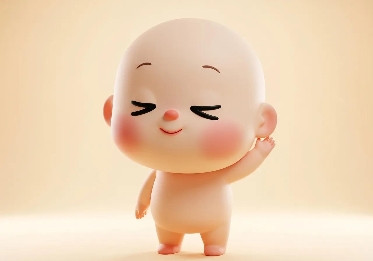 임신 16주차 아기 일러스트