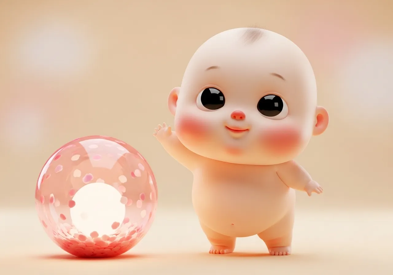 임신 30주차 아기 일러스트